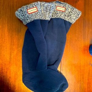 Hunter Boot Socks Navy size Large US 8-10 NEW W/O Box